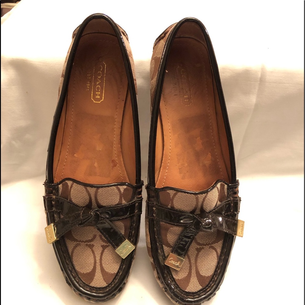 Coach Brown Freida Flats‎